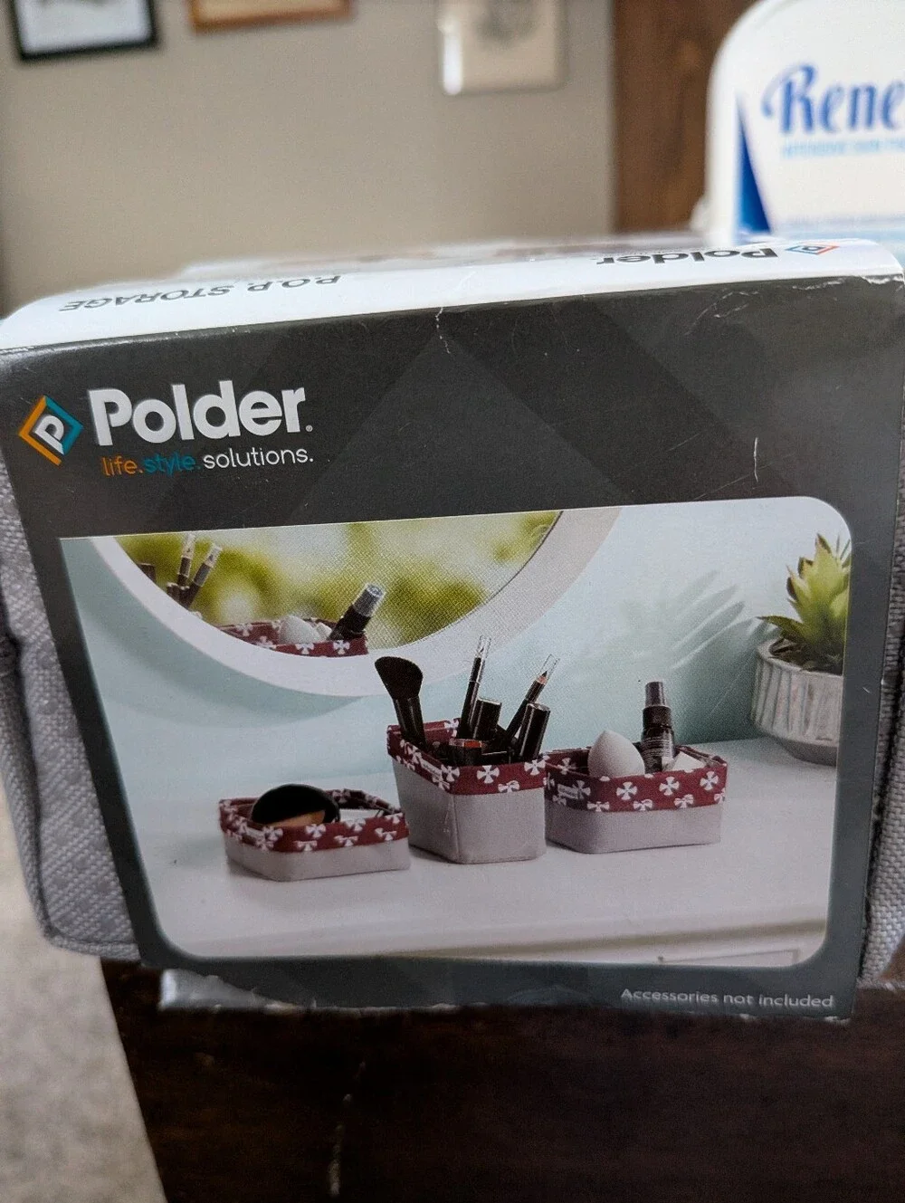 Polder 3 Nesting Storage Pods For Medicine Cabinet Or Countertops